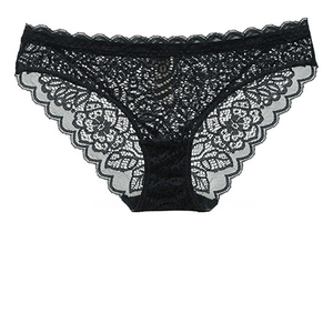 Precio de Venta al por mayor de la fábrica de encaje flor patrón sexy damas maduras simple bragas sexy ropa interior Mujer ropa interior - Product Image 4