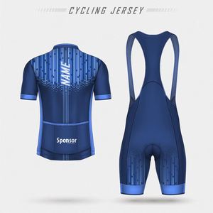 Maillot de cyclisme personnalisé à prix de gros, séchage rapide, respirant, extensible, 100 % polyester, avec coussinet intégré - Product Image 4