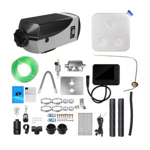 Calentador <span class=keywords><strong>de</strong></span> aire estacionario <span class=keywords><strong>de</strong></span> <span class=keywords><strong>12V</strong></span> 5KW con termostato LCD y silenciador para camiones, barcos, caravanas y autocaravanas - Product Image 1