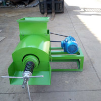 Presse à huile de palme à double vis 15 T/H avec mini moteur diesel-petit extracteur d'huile de palme efficace
