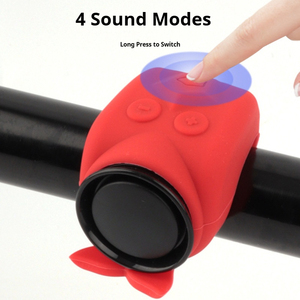 Klaxon de vélo, <span class=keywords><strong>sonnette</strong></span> électronique étanche pour VTT, rechargeable par USB, équipement de cyclisme, accessoires pour trottinette enfant - Product Image 4