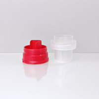 Bouchon de bouteille de détergent en plastique de 56 mm, anti-fuite, écologique, couleur personnalisée, avec gouttière anti-reflux, pour la vente en gros