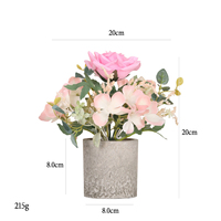 Mini bonsaï Offre Spéciale succulente petite plante vivante artificielle en pot pour la décoration de bureau