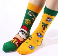 Chaussettes de Noël amusantes en gros, chaussettes de Noël assorties pour hommes et femmes, chaussettes de Noël originales en coton