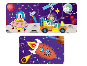 30pcs Glow up in the Dark Beautiful <strong>Space</strong> Jigsaw <strong>Puzzle</strong> Supplier for Kids - Product Image 4