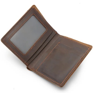 Boshiho - Cartera de Cuero Hecha a Mano para Hombre, Minimalista, para Tarjetas de Crédito, Bolsillo Delantero, el Mejor Regalo para Hombre - Product Image 3