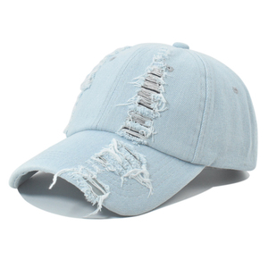 Cappello da Baseball con 6 pannelli di colore personalizzato ricamato in cotone Unisex per sport all'aria aperta - Product Image 2