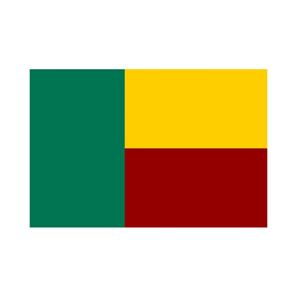 Flagnshow high end printed 3x5 ft 90x150cm benin national flying Benin flag 100% Polyester