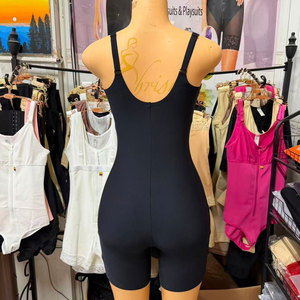 Body compressivo modellante con 3 livelli di compressione, colore carne, tinta unita, per donna, post-operatorio, all'ingrosso - Product Image 4