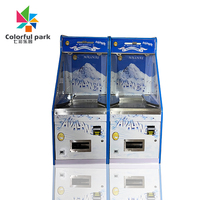 Parc coloré divertissement intérieur monnayeur vert Frapper Coin Pusher machine machine de jeu d'arcade pour parc d'attractions