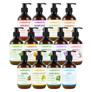 Gel de Ducha Esencial para el Cuidado de la Piel Coreano |   Gel de Ducha Hidratante con Aceite de Lavanda, Aceite de Cedro y Extracto de Salvado de Arroz, Limpiador Corporal - Product Image 4