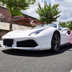 PVC màu hồng Gradient ngụy trang vinyl bọc lá cho xe trắng hồng thay đổi màu sắc cho Bọc Xe hai màu - Product Image 2