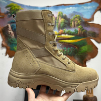 Chaussures tactiques en daim légères et confortables LUDEY, bottes de randonnée décontractées, bottes durables pour hommes
