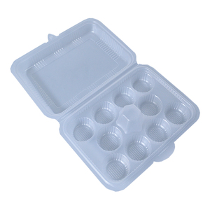 Récipients en plastique nourriture chinoise petits pains cuits à la vapeur tarte aux œufs emballage boîte de rangement emballage antigel à clapet 10 grilles - Product Image 6