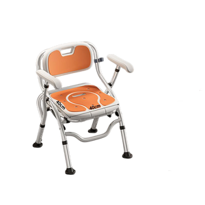 Tabouret de salle de bain Tabouret de toilette en plastique pliable avec désodorisant - Product Image 1