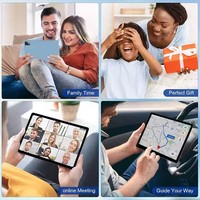 Tablettes Android 13 tendance 2024, 8 cœurs, 4 Go de RAM, 64 Go de stockage, processeur octa-core, appareil photo 5MP, tablette PC Android professionnelle