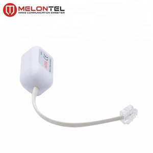 MT-5703 RJ11 ADSL VDSL واحدة ميناء مودم الفاصل تصفية بسيطة مايكرو تصفية ADSL فلتر