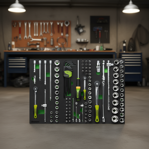 Fasano 100 Pc Tool Set Metric <b>Socket</b> Wrench Kit Automotive Repair Tools - Product Image 3