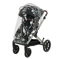 Vente en gros d'usine, imperméable léger, coupe-vent, transparent, protecteur, imperméable pour poussette de bébé