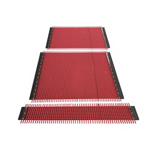 ตะแกรงกรองโพลียูรีเทนแกนเหล็กพร้อมตาข่ายโลหะ ตะแกรงกรองโพลียูรีเทนแบบทำความสะอาดตัวเอง - Product Image 2