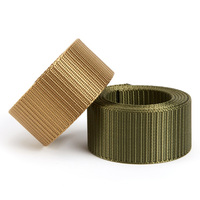 Meilleur prix pour accessoires de vêtements tissés : Sangle en sangle épaisse unie en polyester-nylon haute ténacité de 38 mm de large pour vêtements et sacs à dos