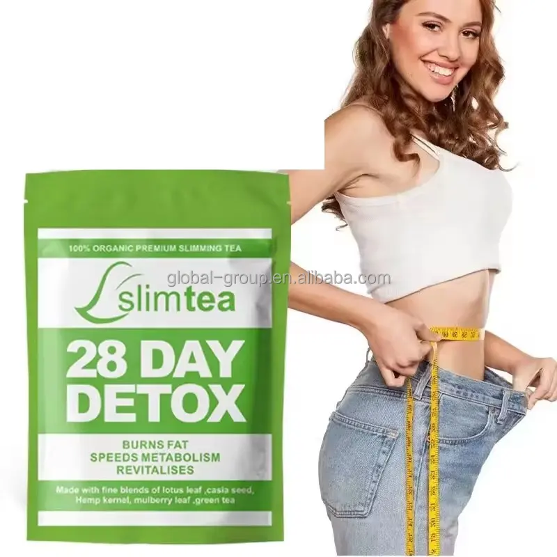 Private Label Herbal 28 Day Detox Cleanse Slimming Tea Burn Fat Weight Loss Slim Tea Bag