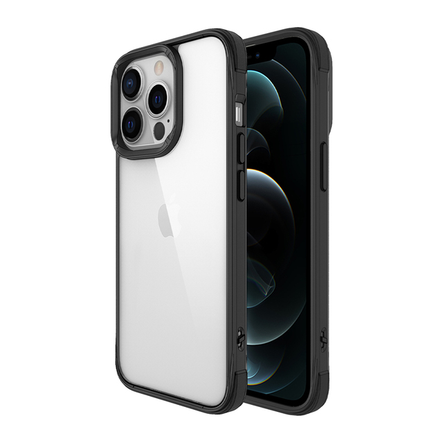 Anti-Scratch Thin Shockproof Clear Hard PC 2-in-1 Hybrid Mobile Phone Case Holster Brevolution Ultra Slim Edge 1.0mm TPU Frame