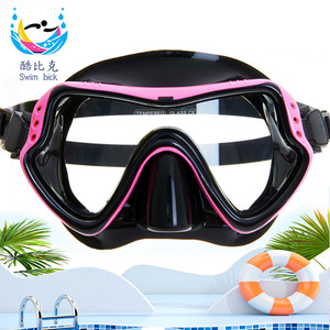 Masque de plongée encadré à deux fenêtres, verre trempé 4,0 mm, plongée en apnée entièrement sèche, sports nautiques pour adultes - Product Image 3