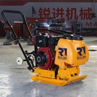 Compacteur de sol réversible haute performance avec option de logo couleur personnalisé, moteur à essence pour travaux de terrassement