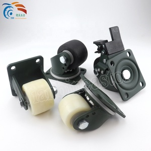 Carga de qualidade militar de 1 tonelada a <span class=keywords><strong>2</strong></span> toneladas por rodízio 4 5 6 8 polegada super heavy duty rodízio industrial MC <span class=keywords><strong>nylon</strong></span> roda do rolo - Product Image 3