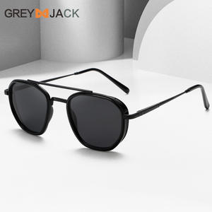 Gafas de sol Greyjack con montura redonda, unisex, UV400, TR Metals, lentes TAC, tipo 3, embalaje en caja, parte 8031 - Product Image 3