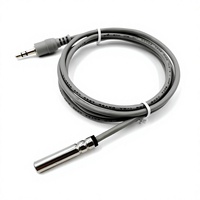 Sonde de température NTC étanche IP67 IP68 en acier inoxydable SS304/316 avec connecteur audio 2,5 mm/3,5 mm personnalisé