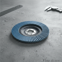 Offre Spéciale Disque à Lamelles Flexible en Carbure de Silicium et Oxyde d'Aluminium de 4,5 et 5 Pouces, Dureté Moyenne, 115 mm