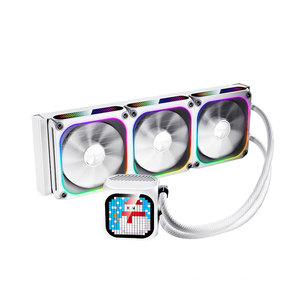 Refroidisseur de processeur haute vitesse <span class=keywords><strong>Aigo</strong></span> Rubik's 360, dissipateur thermique en cuivre, roulement à bain d'huile, LED ARGB, système de refroidissement par eau 360 pour boîtier d'ordinateur (PWM) - Product Image 2