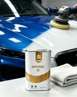 Peinture automobile acrylique transparente 2K Premium Effet Miroir Diamant Brillant Séchage Rapide Anti-UV pour la Rénovation Automobile 4L