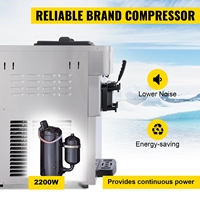 Machine à glace molle commerciale neuve 826T pour entrepôt UE, avec pré-refroidissement et pompe à air