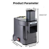 Hete verkoop elektrische multifunctionele groentehakker/snijder/dicer machine ui aardappel commerciële voedselverwerker