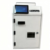 Machine de dépôt et de distribution d'espèces DK EcoCash avec SDK intégré, détecteur de billets/monnaie, écran LED 15,6 pouces pour les commerces en intérieur
