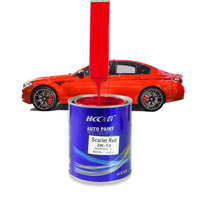 Pintura Metálica Roja Brillante 2K para Autos, Recubrimiento Acrílico en Aerosol de Alto Brillo para Repintado Automotriz, Venta al Por Mayor de Fábrica