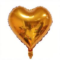 Ballons en latex en forme de cœur LED de 18 pouces, options multicolores, décoration de mariage, Saint-Valentin, fabriqué en Chine
