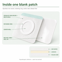 Patch vierge en tissu non tissé doux et hypoallergénique, respirant, sûr pour les peaux sensibles, pour points d'acupuncture