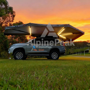 อุปกรณ์เสริมสำหรับการเดินทางแบบ Overlanding กันสาดข้างรถแบบยืดได้ 360 องศา 4x4 แบบไม่มีขาตั้ง ผ้า Oxford ขยายได้ 270 องศา สำหรับรถยนต์ - Product Image 2