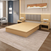 Direktverkauf ab Werk Modernes Umweltfreundliches Langlebiges Hotel-Schlafzimmer-Möbelset Geeignet für Motels Ferienwohnungen Miet-Hotels