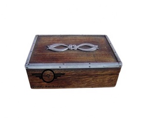 Meilleure vente étui à bijoux en bois de l'Inde boîte de rangement d'artisanat de qualité pour collier cadeau et décoration intérieure - Product Image 5