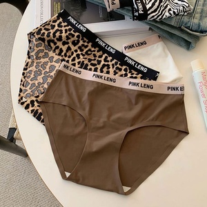 Braguitas de Leopardo con Cinturón de Letras, Novedad 2026, <span class=keywords><strong>Ropa</strong></span> <span class=keywords><strong>Interior</strong></span> Invisible a la Moda para <span class=keywords><strong>Chicas</strong></span> Jóvenes, Bikini <span class=keywords><strong>Sin</strong></span> Costuras de Secado Rápido - Product Image 6