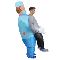 Costume gonflable unisexe, design « Docteur, emmène-moi », tenue amusante et originale pour Halloween, carnaval, Noël et diverses fêtes.