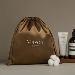 Biểu tượng tùy chỉnh sang trọng <span class=keywords><strong>satin</strong></span> dây rút túi (để bảo vệ bụi, lưu trữ và du lịch bảo vệ đồ trang sức, túi xách, mũ & mũ) - Product Image 3