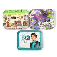 Plaques en plastique mélamine avec Logo personnalisé, d'origine, avec Design multicolore sur la Surface avant, modèles multicolores