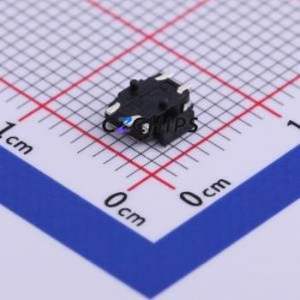 PTCFG-V-T/R Tactile Switch SMD Switch Single Pole Single Throw Rectangle Button Horizontal Mount 50mA - Product Image 2