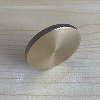 Pièces de monnaie vierges en laiton massif, rondes, personnalisables en usine, vente en gros, 30mm 40mm 50mm